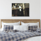 Macrowaterdruppel Canvas Afdruk (Insitu (Slaapkamer))