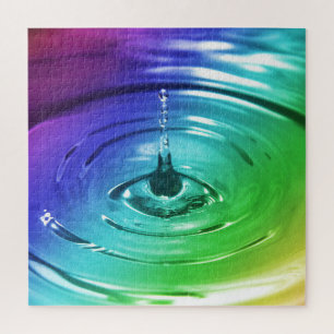 Macrowaterdruppel Legpuzzel