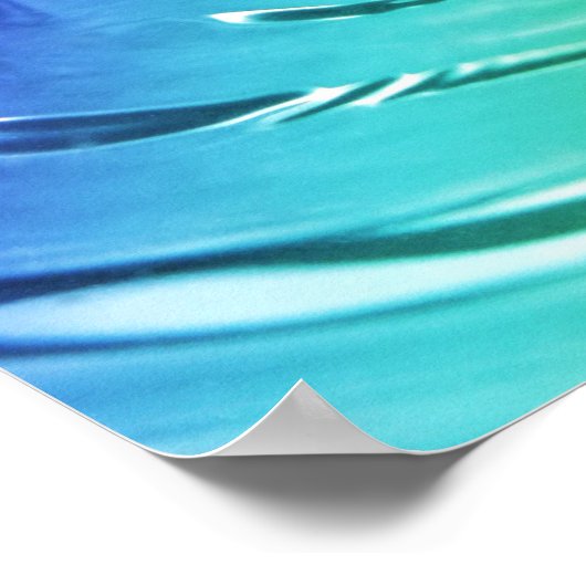 Macrowaterdruppel Poster (Hoek)