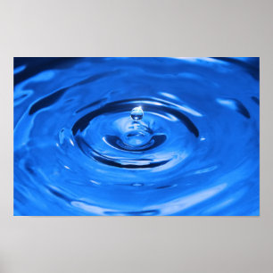 Macrowaterdruppel Poster