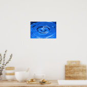 Macrowaterdruppel Poster (Keuken)