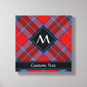 MacTavish Clan Tartan Canvas Afdruk