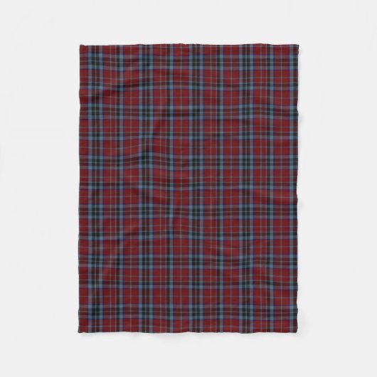 MacTavish Clan Tartan Pset Fleece Blanket (Voorkant)