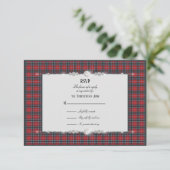 MacTavish Modern Schots Tartan RSVP (Staand voorkant)