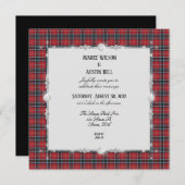 MacTavish Schotse Tartan bruiloft uitnodiging (Voorkant / Achterkant)