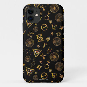 MACUSA™ Magische Symbolen en Creeert Patroon iPhone 11 Hoesje