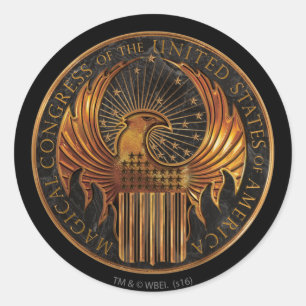 MACUSA™ Medallion Ronde Sticker