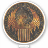 MACUSA™ Medallion Sticker (Voorkant)