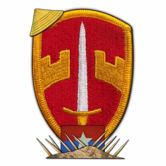 MACV SOG Commando militaire bijstand Vietnam Staand Fotobeeldje (Voorkant)