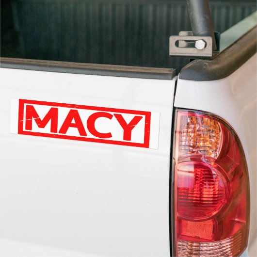 Macy Stamp Bumpersticker (Op Truck)