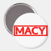 Macy Stamp Magneet (Voorkant / Achterkant)