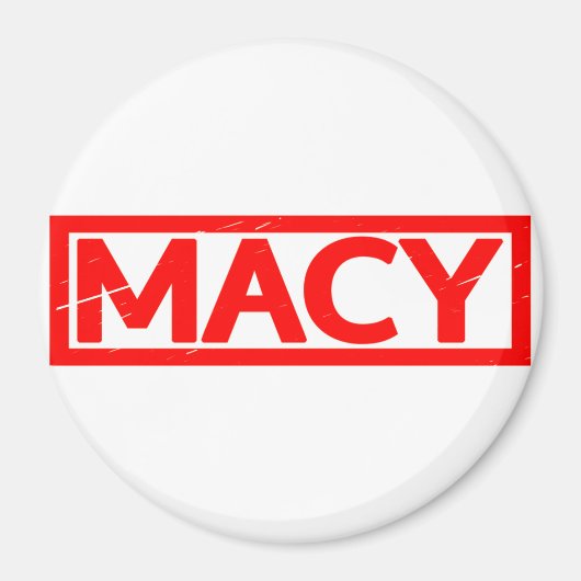 Macy Stamp Magneet (Voorkant)