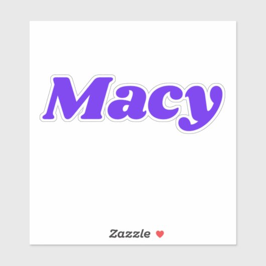 Macy Sticker (Vel)