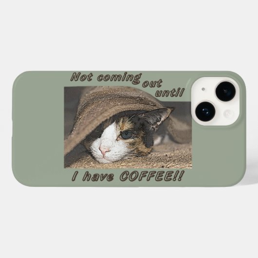 Macy wil ook koffie Case-Mate iPhone case (Achterkant (horizontaal))