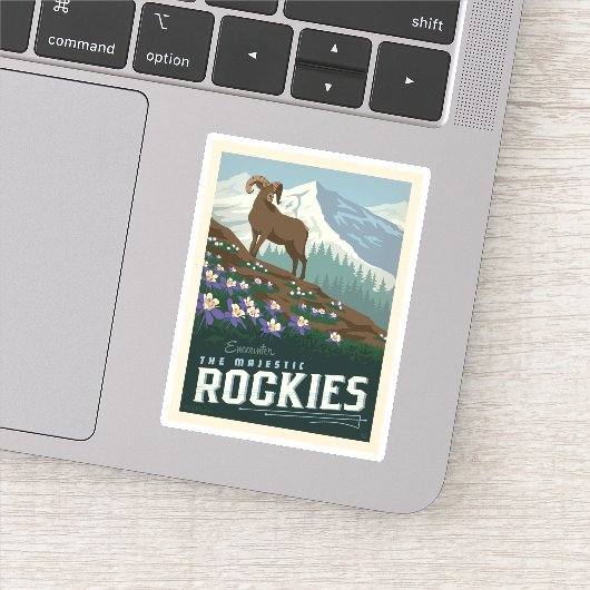 Macy's Flower Show | Rockies Sticker (Detail)