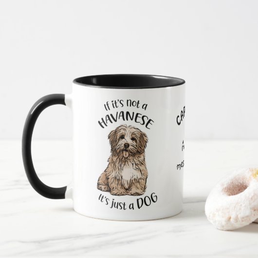 Mad à propos de la coutume Havanaise Mug (Avec donut)