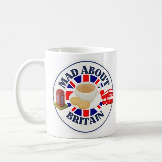 Mad à propos de la Grande-Bretagne Mug (Gauche)