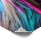 Mad AI Gegenereerde Hatter Alice Thleed Poster (Hoek)