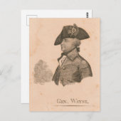 Mad Anthony Wayne Briefkaart (Voorkant / Achterkant)