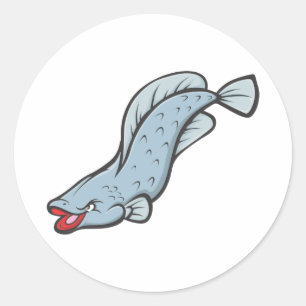 Mad Arapaima zoetwatervis Ronde Sticker