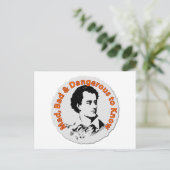 Mad, Bad & Dangerous to Know Briefkaart (Staand voorkant)