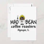 Mad Bean logo Briefkaart (Voorkant / Achterkant)