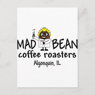 Mad Bean logo Briefkaart