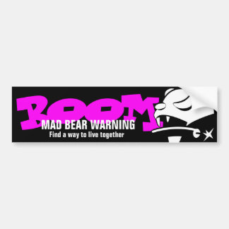 Mad Bear Bumpersticker
