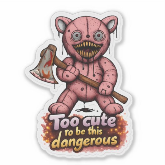 🐻💢 "Mad Bear Energy" Sticker 🎯🔥 (Devant)