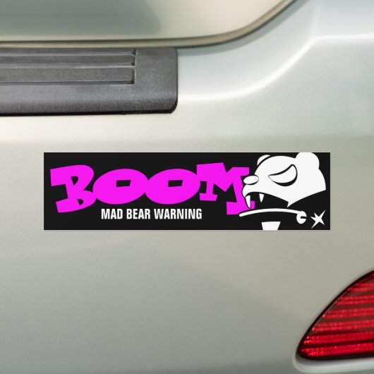 Mad Beer Bumpersticker (Op auto)