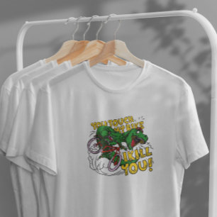 Mad Biker T Rex T-shirt