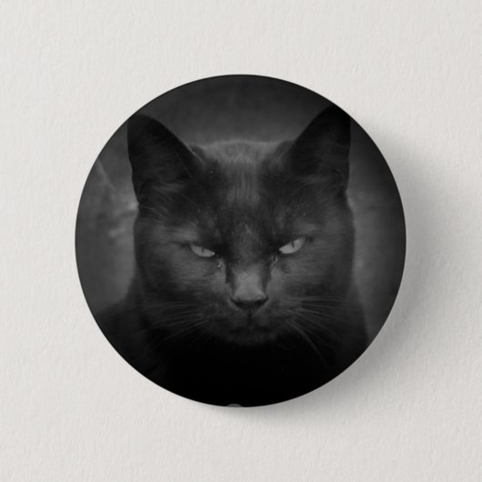 Mad Black cat-spotlight Ronde Button 5,7 Cm (Voorkant)