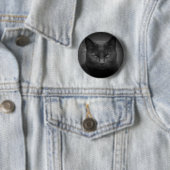 Mad Black cat-spotlight Ronde Button 5,7 Cm (In situ)