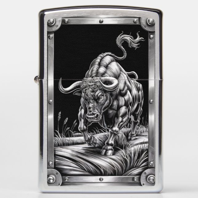 Mad Bull Metal Engraved (Voorkant)