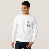 Mad Bunny Sweatshirt Humour (Devant entier)