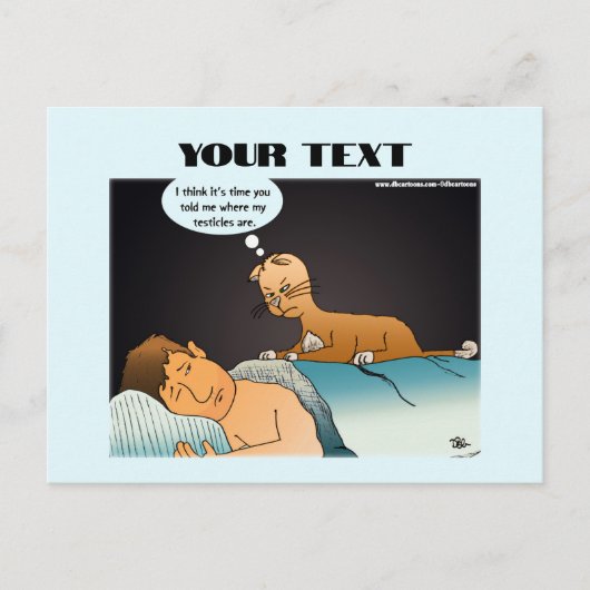 Mad Cat Briefkaart (Voorkant)