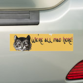 Mad Cat Bumpersticker (Op auto)