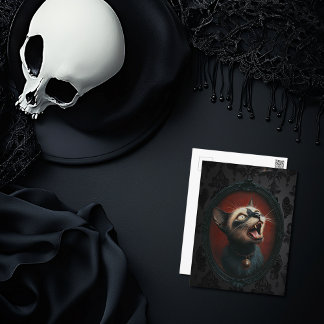 Mad Cat Holiday Briefkaart