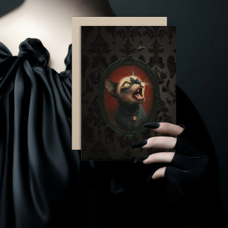 Mad Cat Holiday Kaart