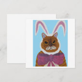 Mad Cat Invitation Kaart (Voorkant / Achterkant)