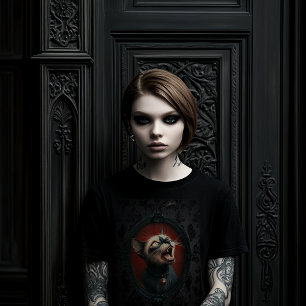 Mad Cat T-shirt voor dames