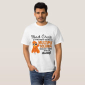 Mad Chick 2 Dad Multiple Sclerosis MS T-shirt (Voorkant volledig)