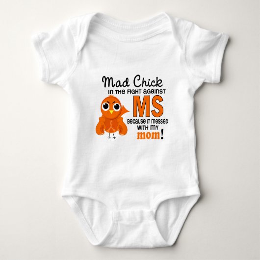 Mad Chick 2 Mam Multiple Sclerosis MS Romper (Voorkant)