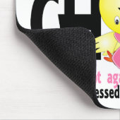 Mad Chick in de strijd tegen borstkanker Muismat (Hoek)