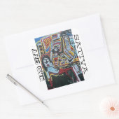 MAD CITY SATIVA VIERKANTE STICKER (Envelop)