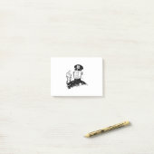 Mad Cop Flipping the Bird Post-it® Notes (Op bureau)