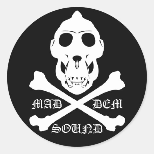 Mad Dem Sound Sticker (Voorkant)