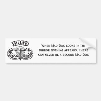 Mad Dog Bumpersticker