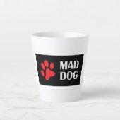 Mad Dog Cup Latte Mok (Voorkant)