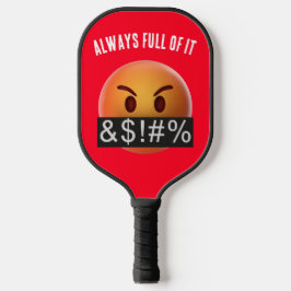 MAD EMOJI DESIGN PICKLEBALL PADDLE